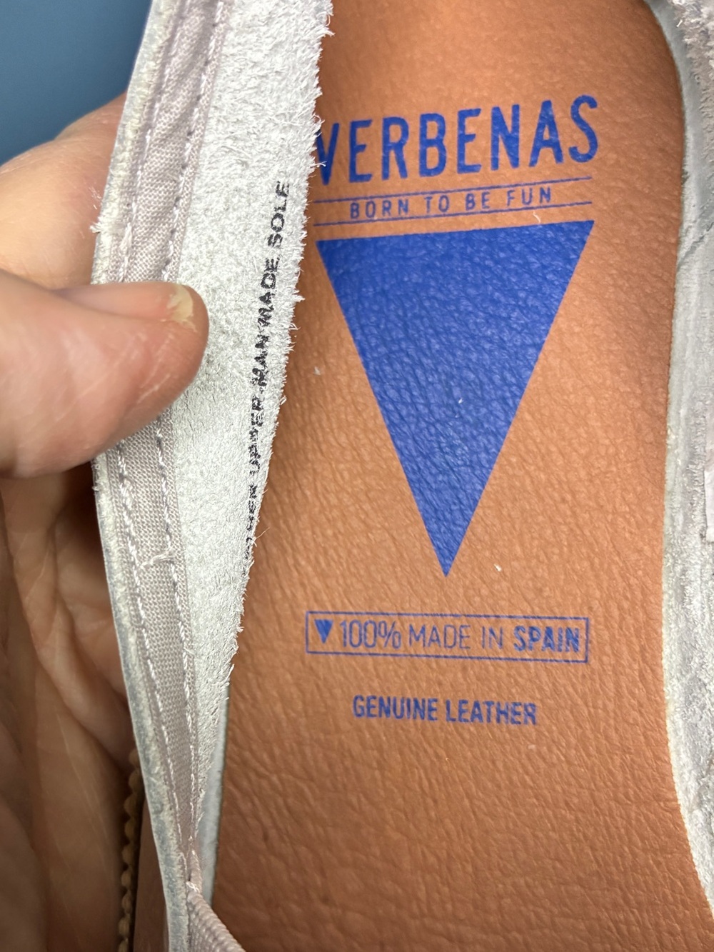 Verbenas White Leather Slip-On Espadrille Loafers - Picture 4 of 8